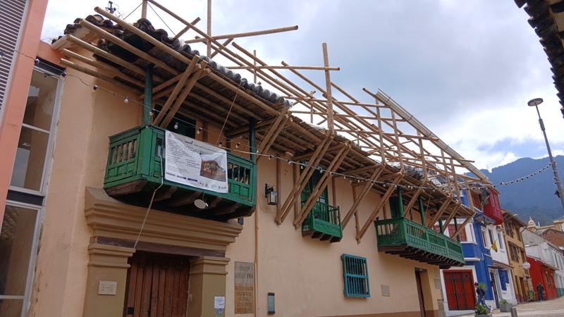 Reconstruction of a colonial house in Bogota while announcing the winners in the sustainable and ecological architecture Marita Schnepper prize